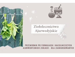 ajurweda zioła